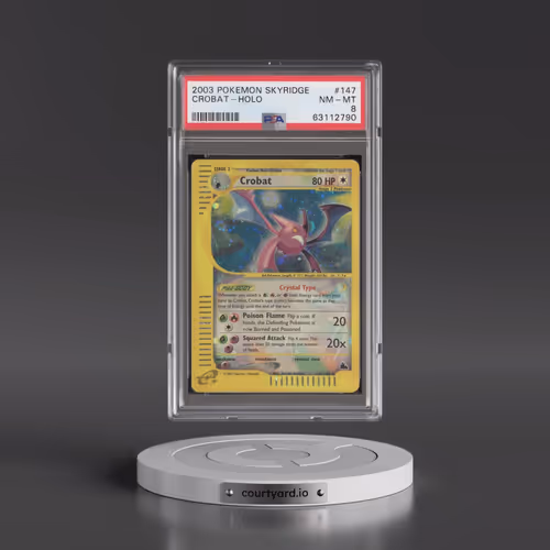 2003 Pokémon Skyridge #147 Crobat - Holo (PSA 8 NM-MT)