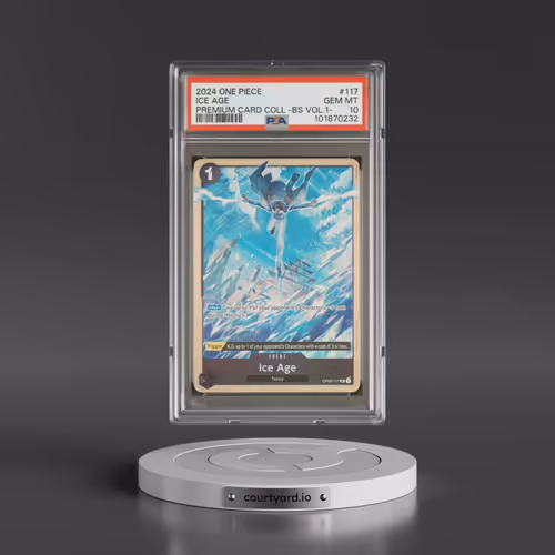 2024 One Piece Premium Card Collection -Best Selection Vol.1 #117 Ice Age (PSA 10 GEM MINT)