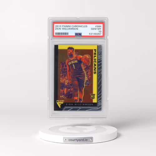 2019 Panini Chronicles #584 Zion Williamson (PSA 10 GEM MINT)