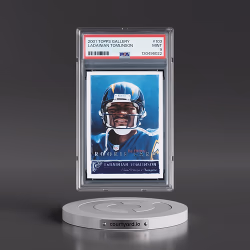 2001 Topps Gallery #103 Ladainian Tomlinson (PSA 9 MINT)