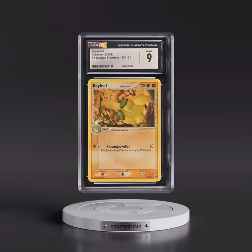 2006 EX Dragon Frontiers #26/101 Bayleef δ (CGC 9 MINT)