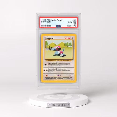 1999 Pokémon Game #39 Porygon (PSA 10 GEM MINT)
