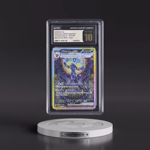 2024 High Class Pack: Terastal Fest ex - sv8a #217/187 Umbreon ex - Special Art Rare Holo (CGC 10 PR