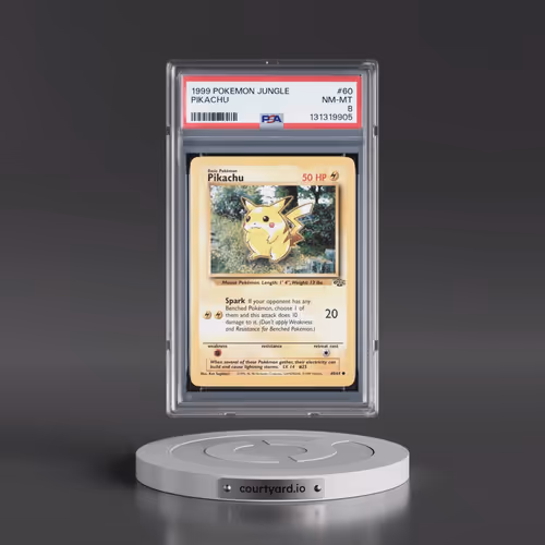 1999 Pokémon Jungle #60 Pikachu (PSA 8 NM-MT)
