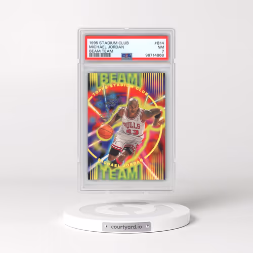 1995 Stadium Club Beam Team #B14 Michael Jordan (PSA 7 NM)