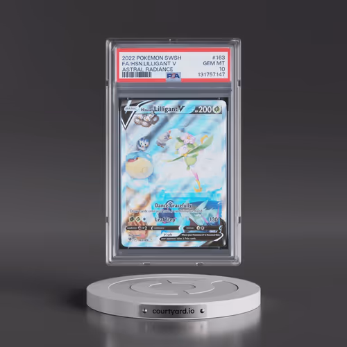 2022 Pokémon Sword & Shield Astral Radiance #163 Hisuian Lilligant V - Holo Full Art (PSA 10 GEM MIN
