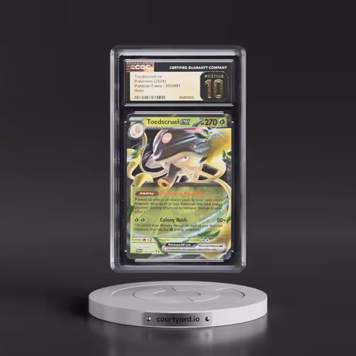 2024 Paldean Fates - PAF EN #005/091 Toedscruel ex - Holo (CGC 10 PRISTINE)