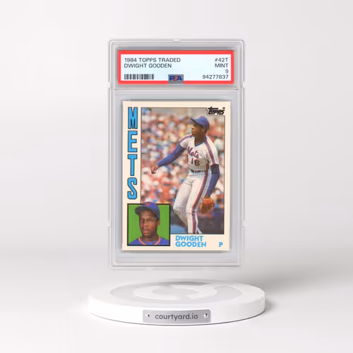 1984 Topps Traded #42T Dwight Gooden (PSA 9 MINT)