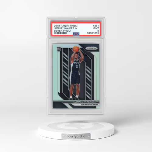 2018 Panini Prizm #251 Lonnie Walker IV - Silver Prizm (PSA 9 MINT)