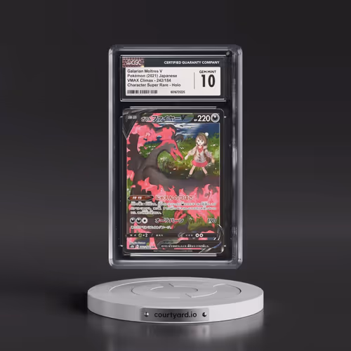 2021 VMAX Climax #242/184 Galarian Moltres V - Holo Character Super Rare (CGC 10 GEM MINT)