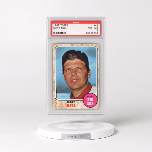 1968 Topps #43 Gary Bell (PSA 8 NM-MT)