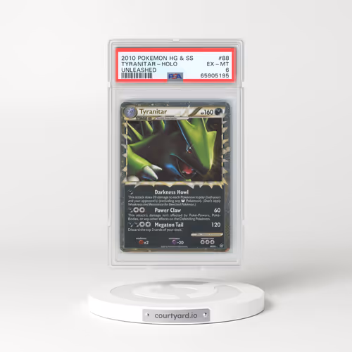 2010 Pokémon Heartgold & Soulsilver Unleashed #88 Tyranitar - Holo (PSA 6 EX-MT)