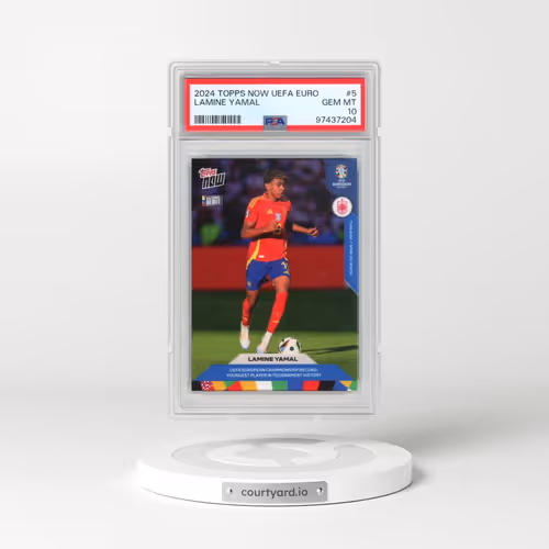 2024 Topps Now UEFA Euro #5 Lamine Yamal (PSA 10 GEM MINT)