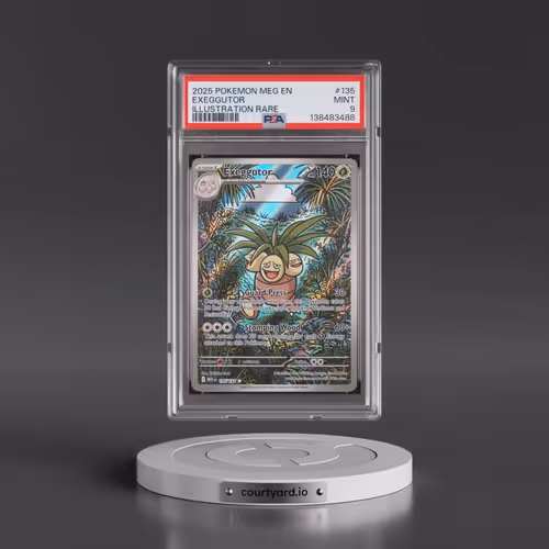 2025 Pokémon Meg EN-Mega Evolution #135 Exeggutor - Illustration Rare (PSA 9 MINT)