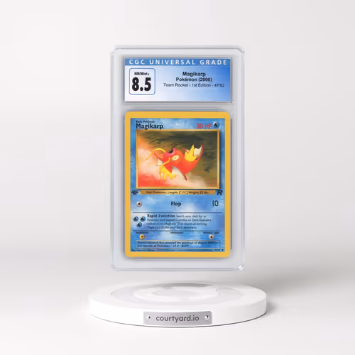 2000 Team Rocket #47/82 Magikarp - 1st Edition 1st Edition (CGC 8.5 NM-MT+)