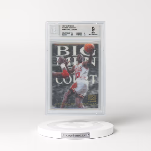 1997 Skybox Z-Force Big Men on Court #9 Michael Jordan (BGS 9 MINT)