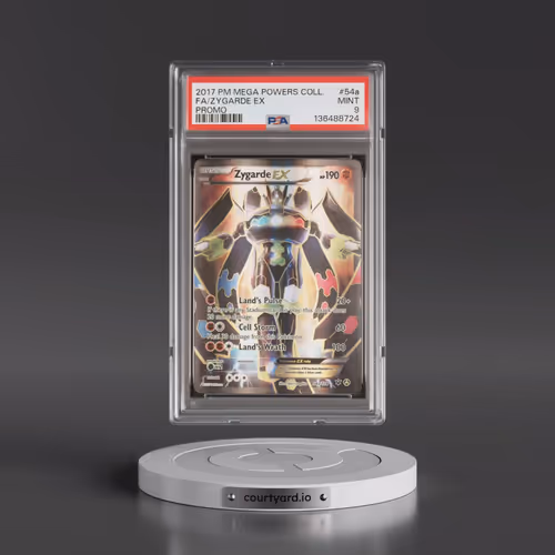 2017 Pokémon Mega Powers Collection Promo #54a Zygarde EX - Holo Full Art (PSA 9 MINT)