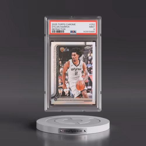 2025 Topps Chrome #252 Dylan Harper - Refractor (PSA 9 MINT)