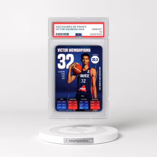 2023 Slam Deck Collection Equipes de France Victor Wembanyama (PSA 10 GEM MINT)