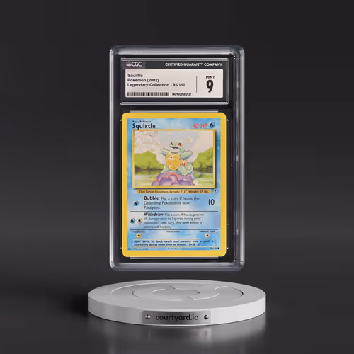 2002 Legendary Collection #95/110 Squirtle (CGC 9 MINT)