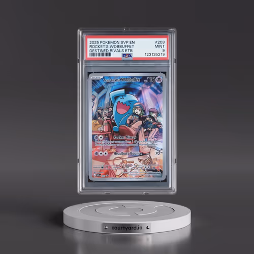 2025 Pokémon Svp EN-SV Black Star Promo #203 Team Rocket's Wobbuffet - Destined Rivals Elite Trainer