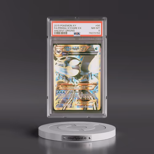 2015 Pokémon XY Ancient Origins #96 Primal Kyogre EX - Holo Full Art (PSA 8 NM-MT)