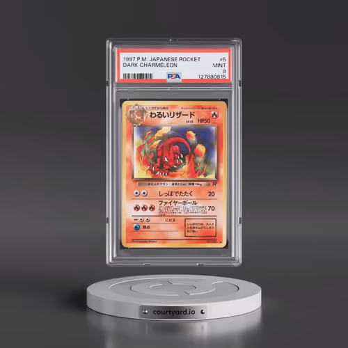 1997 Pokémon Rocket #5 Dark Charmeleon (PSA 9 MINT)