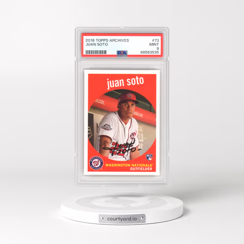 2018 Topps Archives #73 Juan Soto (PSA 9 MINT)