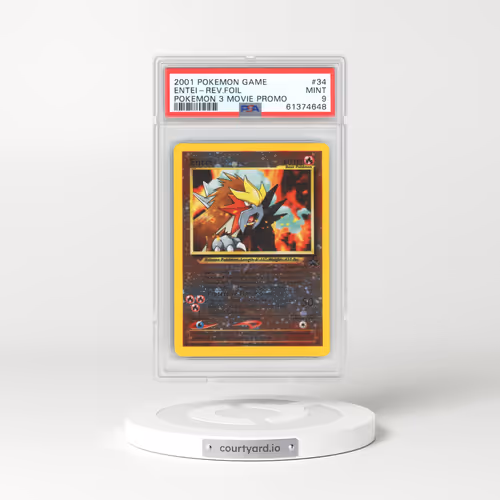 2001 Pokemon 3 Movie Promo #34 Entei (PSA 9 MINT)