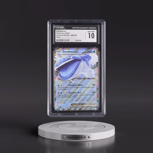 2025 Destined Rivals - DRI EN #066/182 Dondozo ex - Holo (CGC 10 GEM MINT)