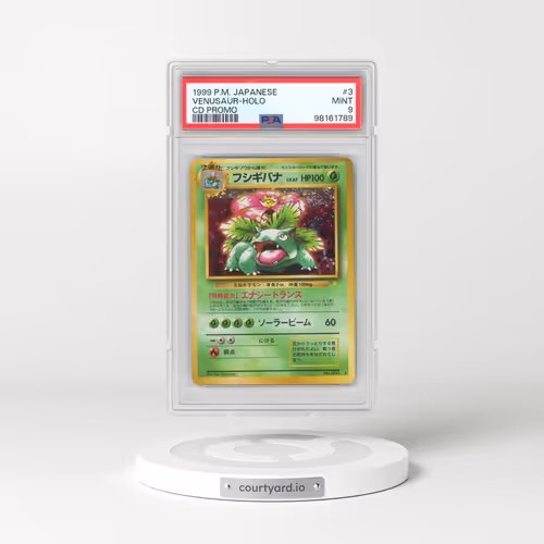 1999 Pokémon CD Promo #3 Venusaur - Holo CD Promo (PSA 9 MINT)