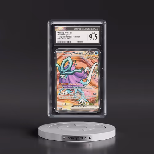 2024 Pokémon Tef EN-Temporal Forces #189 Walking Wake EX - Holo Ultra Rare (CGC 9.5 MINT+)