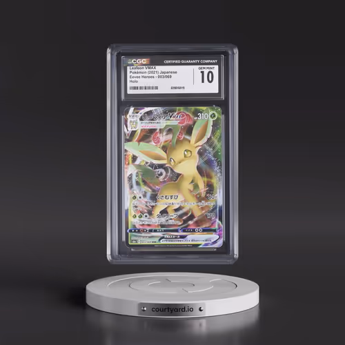 2021 Eevee Heroes #003/069 Leafeon VMAX - Holo (CGC 10 GEM MINT)