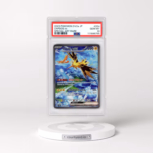 2023 Pokémon Sv2a-Pokemon 151 #204 Zapdos EX - Holo Special Art Rare (PSA 10 GEM MINT)