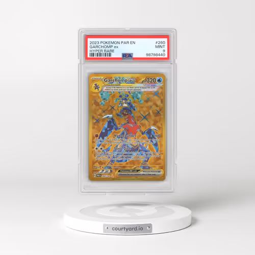 2023 Pokémon Par EN-Paradox Rift #260 Garchomp EX - Holo Hyper Rare (PSA 9 MINT)