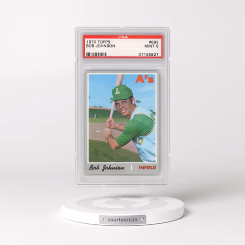 1970 Topps #693 Bob Johnson (PSA 9 MINT)