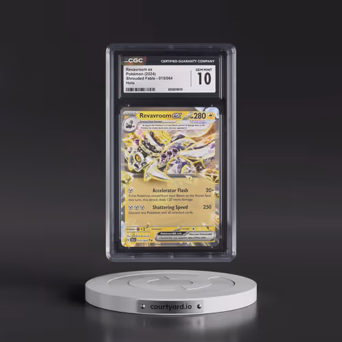 2024 Pokémon Sfa EN-Shrouded Fable #015 Revavroom EX - Holo (CGC 10 GEM MINT)
