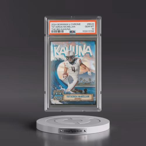2024 Bowman University Chrome the Big Kahuna #BK22 Tetairoa Mcmillan (PSA 10 GEM MINT)