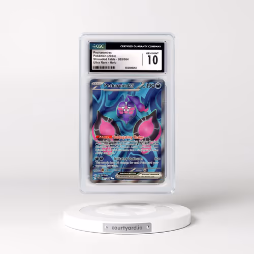 2023 Shrouded Fable - SFA EN #085/064 Pecharunt ex - Ultra Rare Holo (CGC 10 GEM MINT)