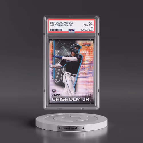 2021 Bowman's Best #26 Jazz Chisholm Jr. (PSA 10 GEM MINT)