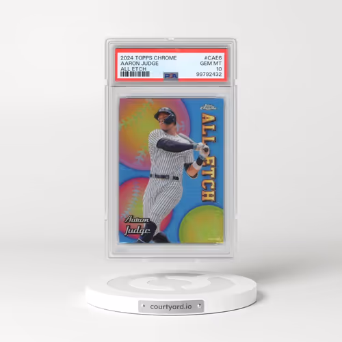 2024 Topps Chrome Chrome All Etch #CAE6 Aaron Judge (PSA 10 GEM MINT)