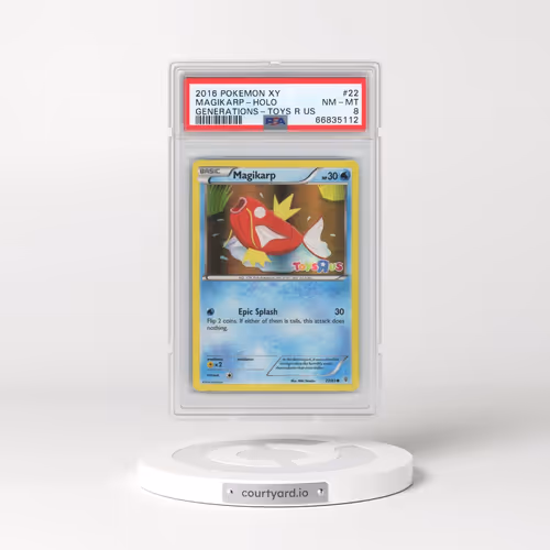 2016 Pokémon XY Generations #22 Magikarp - Holo Toys R US (PSA 8 NM-MT)