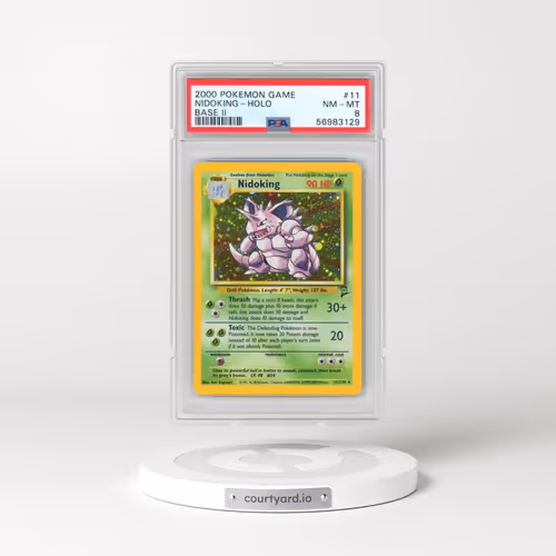2000 Pokémon Game Base II #11 Nidoking - Holo (PSA 8 NM-MT)