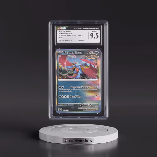 2024 Prismatic Evolutions - PRE EN #065/131 Roaring Moon - Holo (CGC 9.5 MINT+)