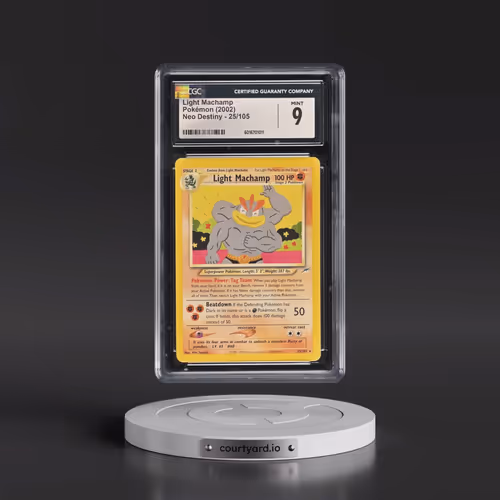 2002 Neo Destiny #25/105 Light Machamp (CGC 9 MINT)