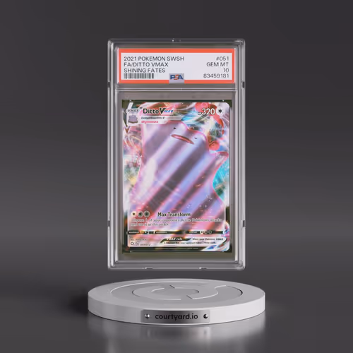 2021 Pokémon Sword & Shield Shining Fates #051 Ditto Vmax - Full Art (PSA 10 GEM MINT)