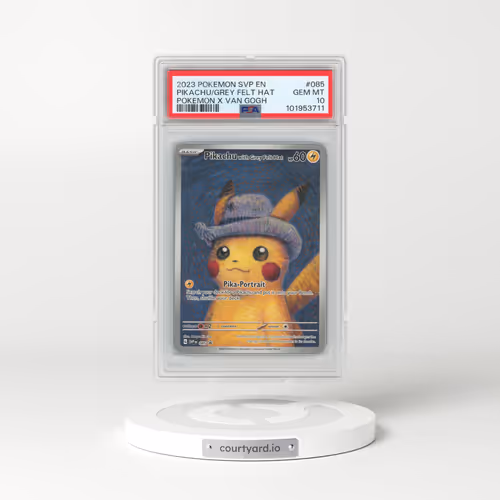 2023 Pokémon Svp EN-SV Black Star Promo #085 Pikachu With Grey Felt Hat - Pokemon X Van Gogh (PSA 10 GEM MINT)