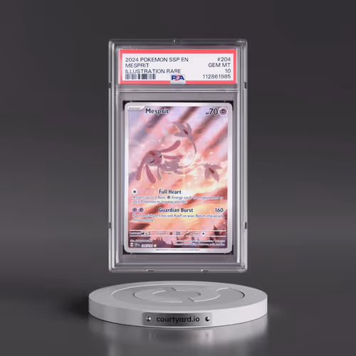 2024 Pokémon Ssp EN-Surging Sparks #204 Mesprit - Illustration Rare (PSA 10 GEM MINT)