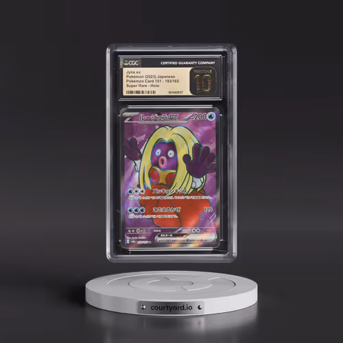 2023 Pokémon Card 151 #193/165 Jynx ex - Super Rare Holo (CGC 10 PRISTINE)
