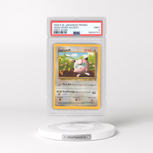 1999 Pokémon Corocoro Comics Promo Jigglypuff-Glossy - Grey Star (PSA 9 MINT)